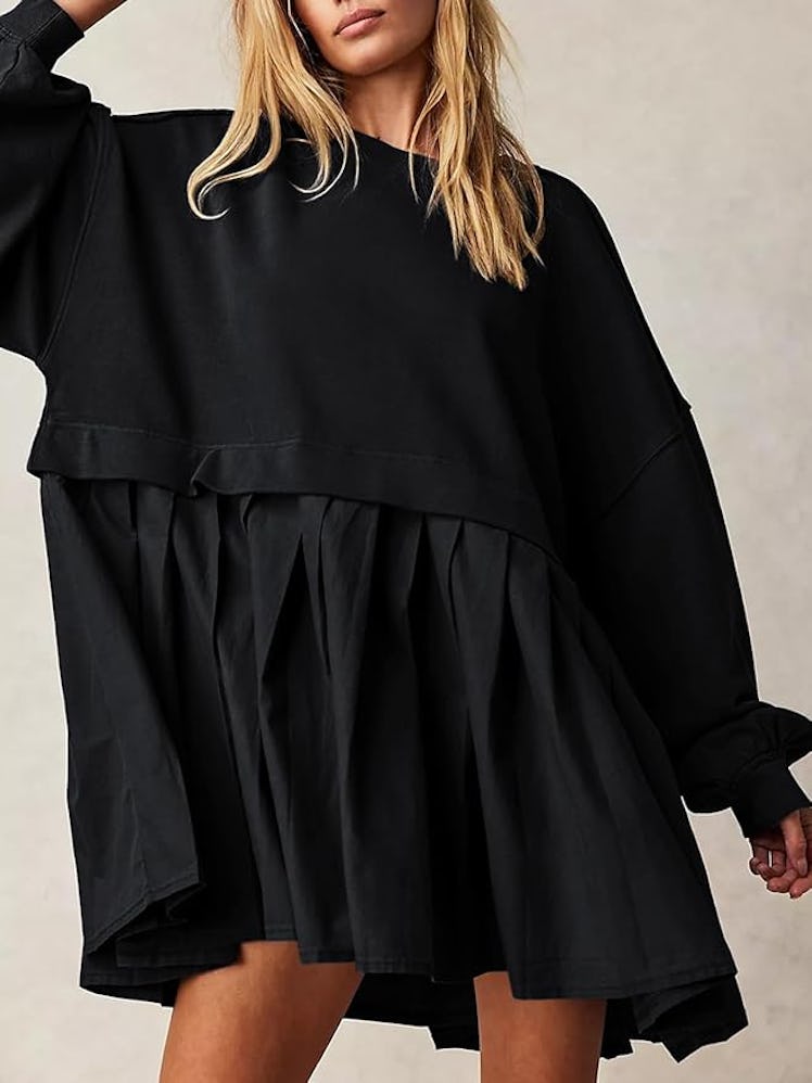 Dokuritu Sweatshirt Mini Dress