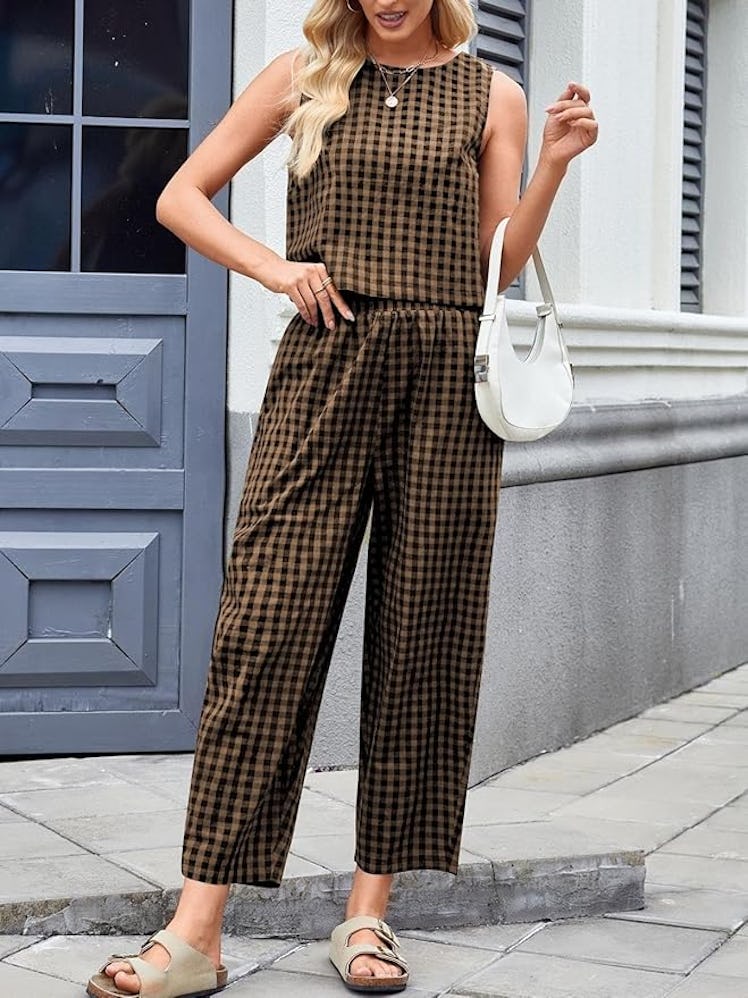 RANTAR Plaid Lounge Set