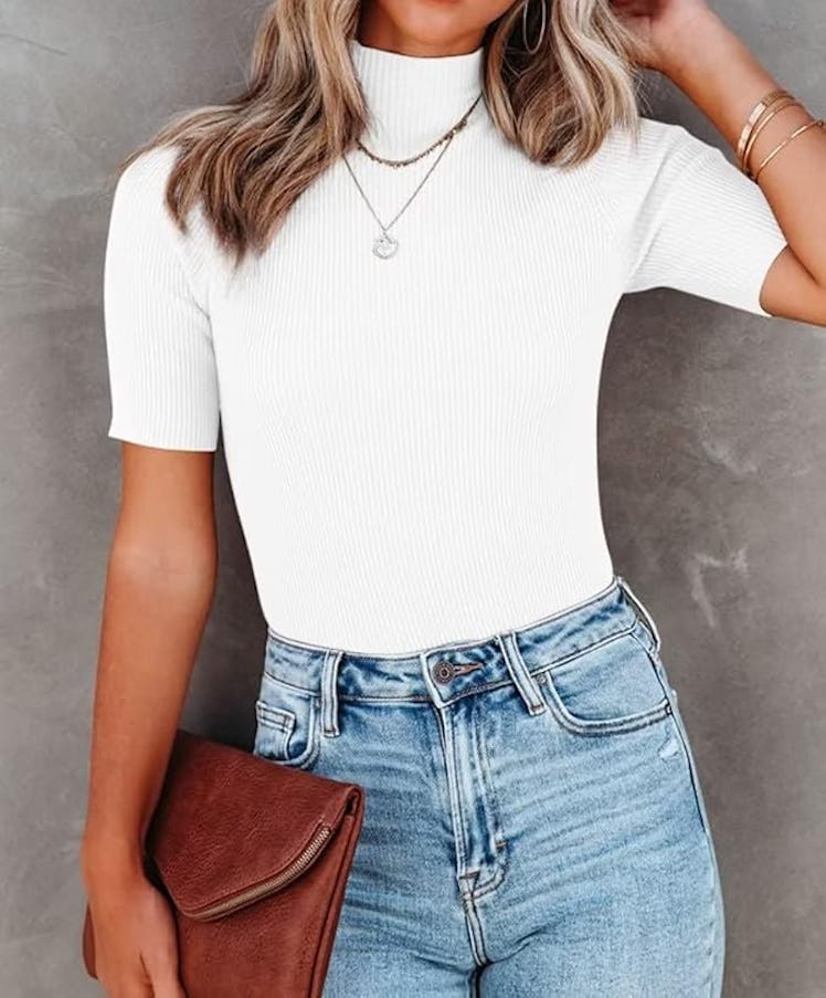 Lacozy Mock Neck T-Shirt