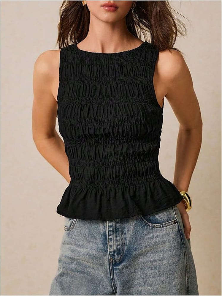 Milumia Ruffle Tank Top