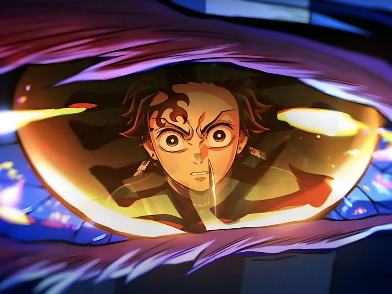 Tanjiro Kamado faces off with Akaza in Demon Slayer: Kimetsu no Yaiba – The Movie: Infinity Castle