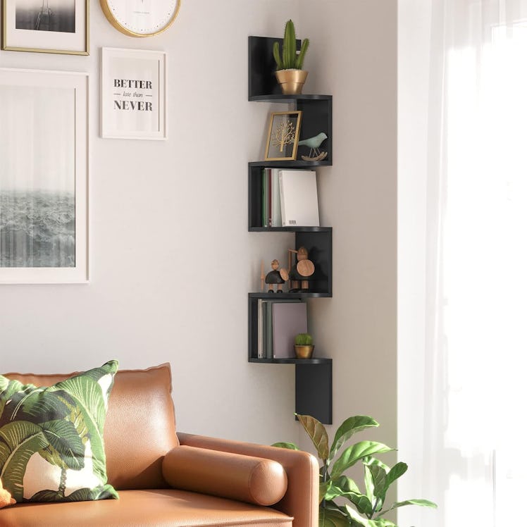 VASAGLE Floating Corner Shelf