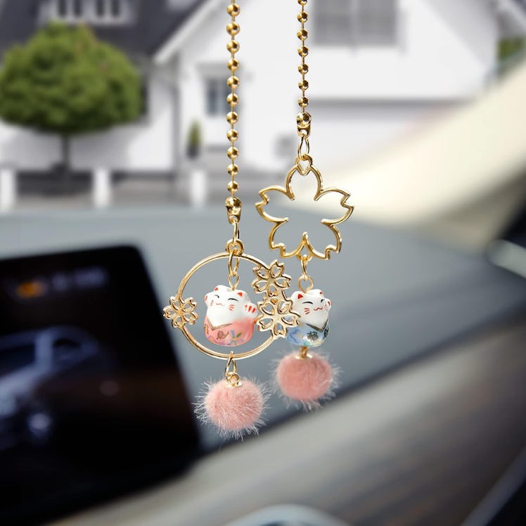 YGMONER  Lucky Cat Mirror Accessory 