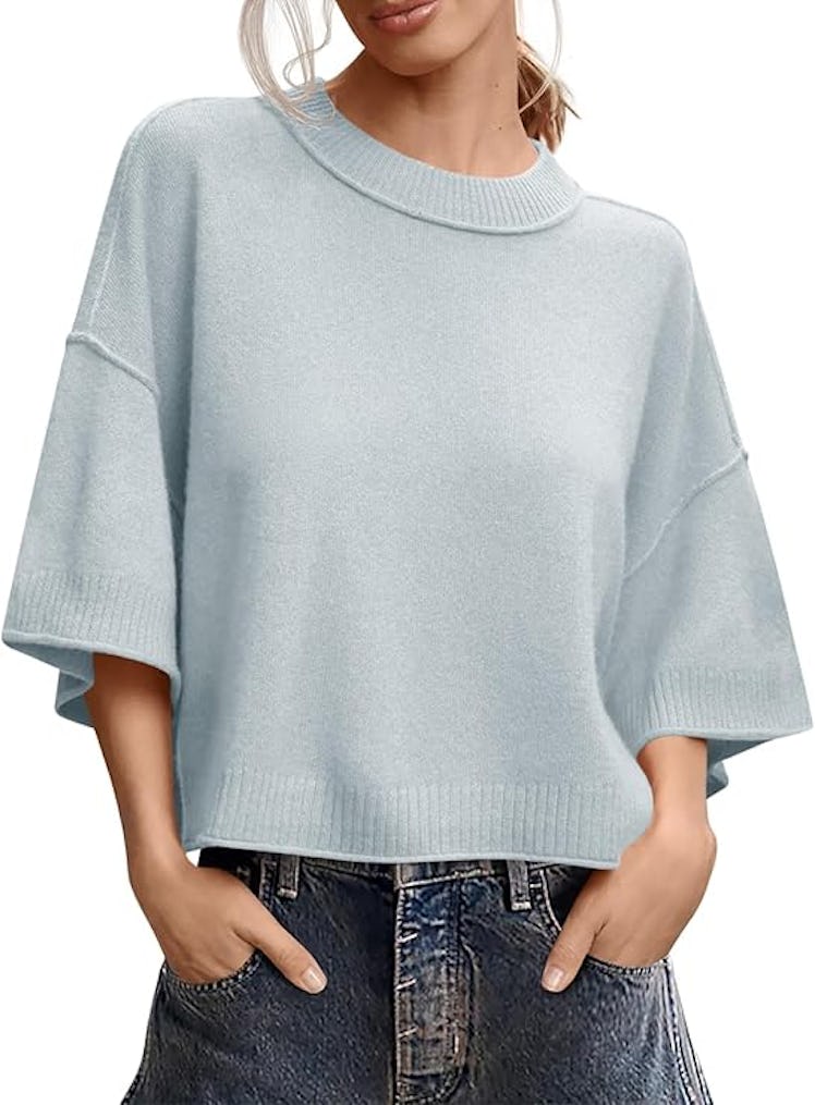 Saodimallsu Short Sleeve Sweater