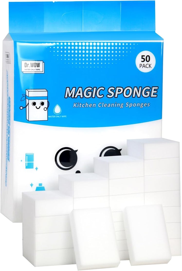 Dr. WOW Magic Sponge Foam Eraser (50-Pack)