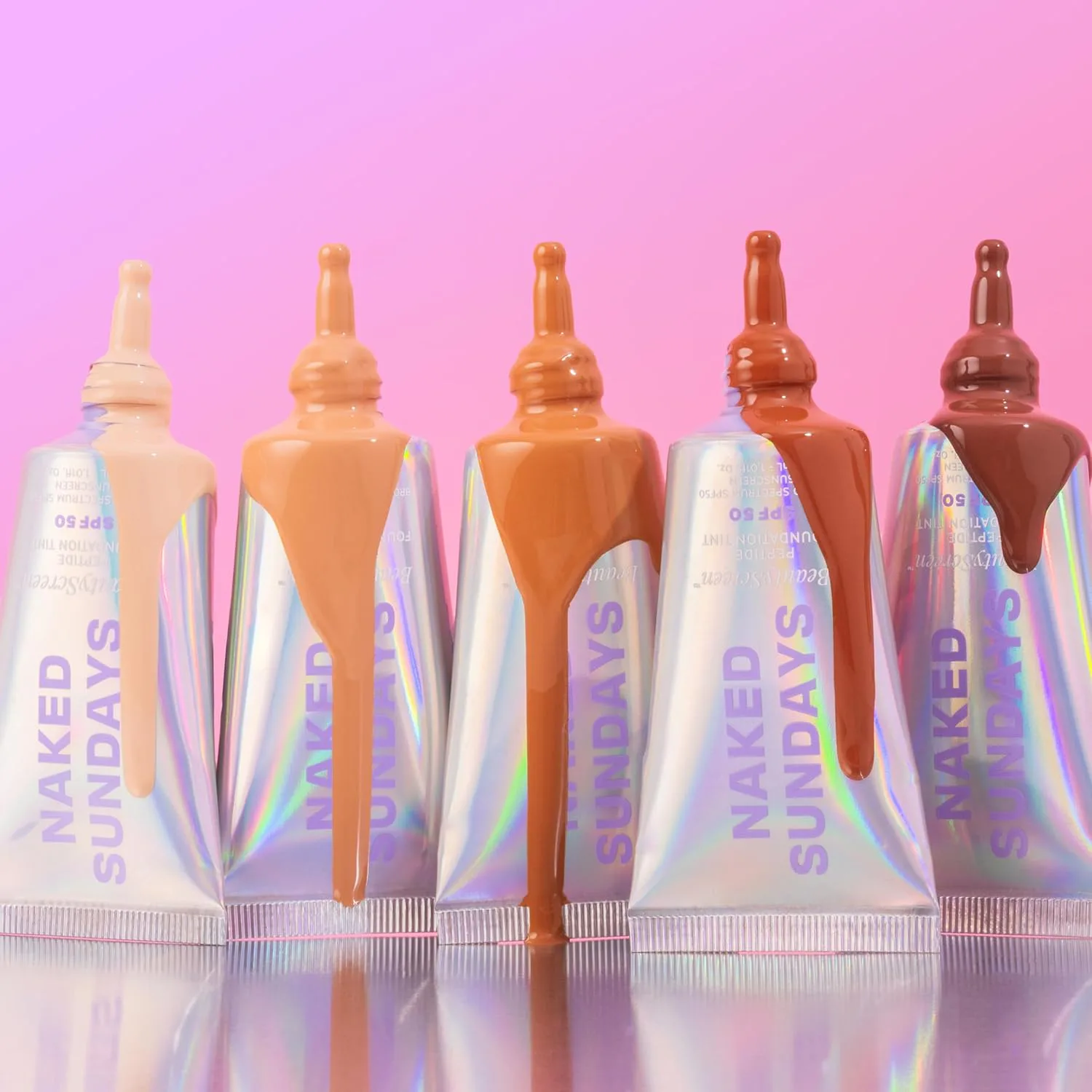 Naked Sundays BeautyScreen Mineral Peptide Foundation SPF 50