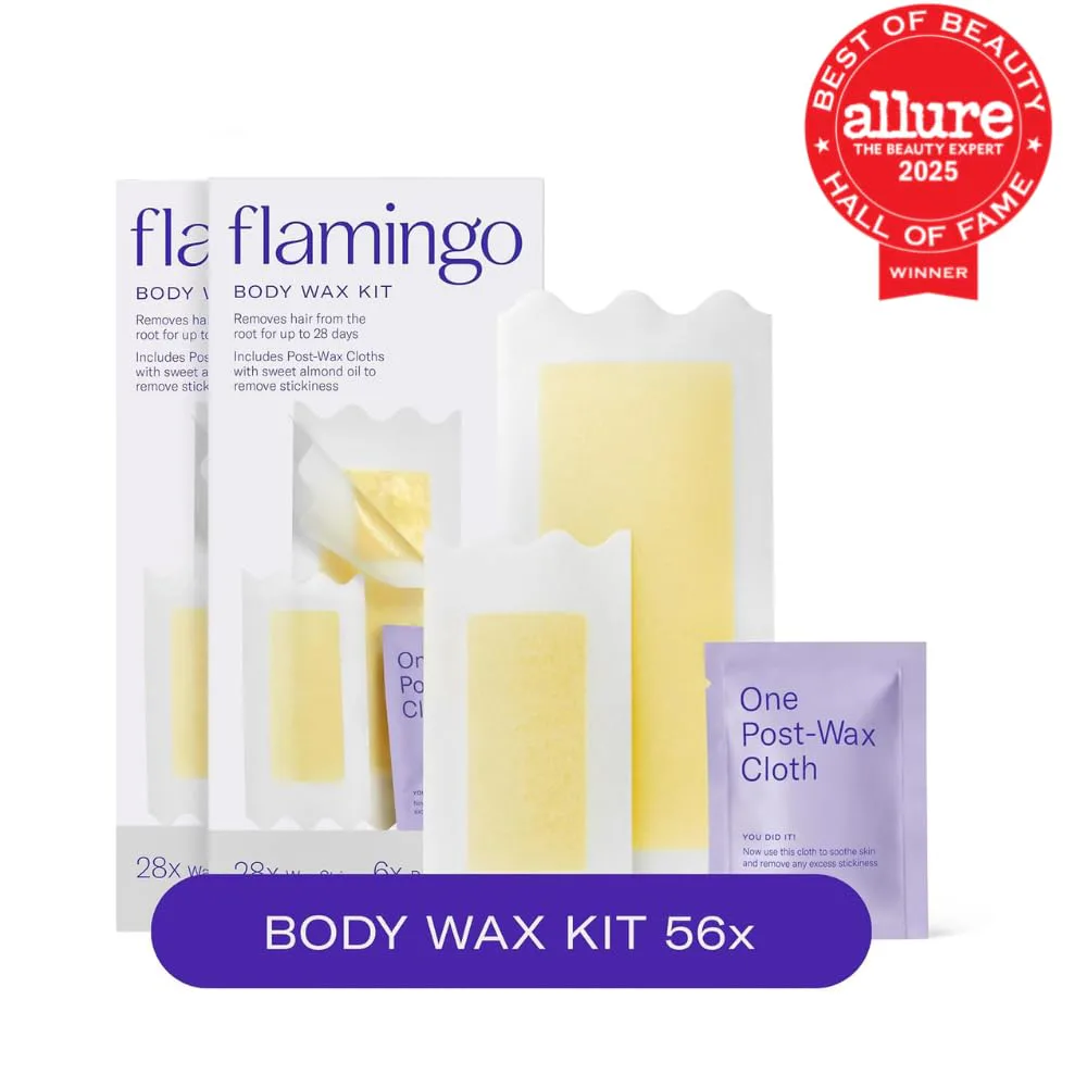 Flamingo Wax Strips for Hair Removal (Pack of 2)
