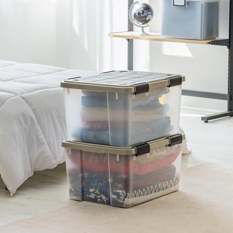 IRIS USA 44 Qt Storage Bins (2-Pack)