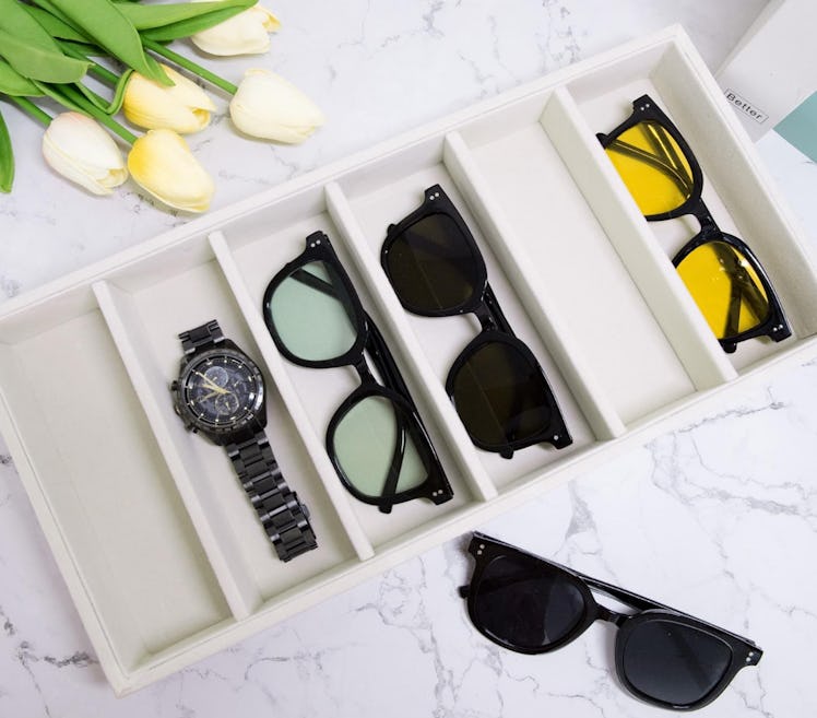 JETEHO Sunglasses Organizer (2-Pack)