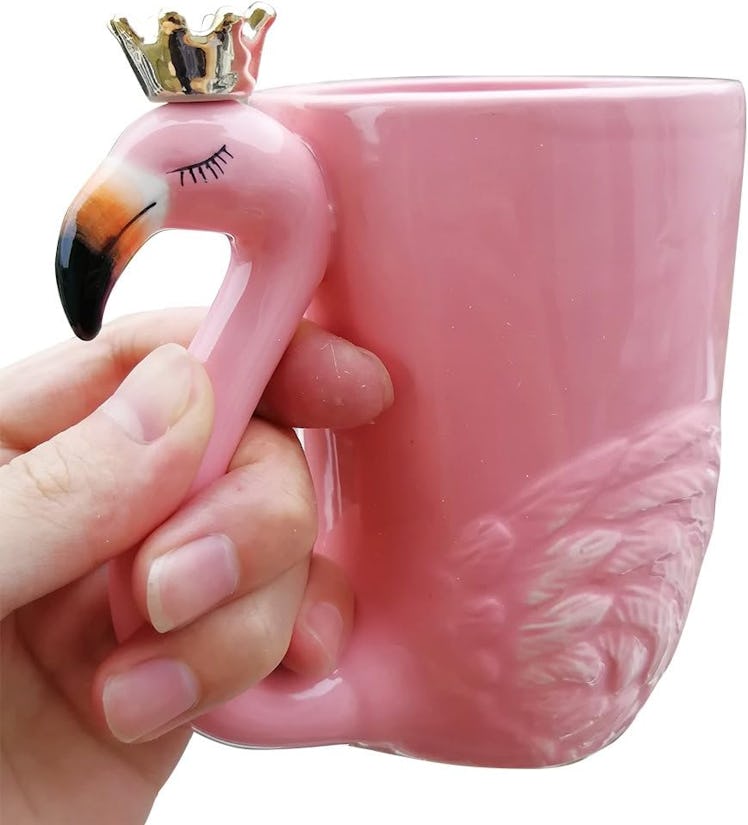 Renawe Ceramic Flamingo Coffee Mug