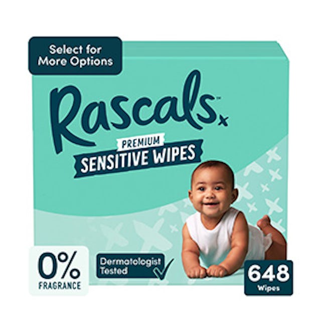 Rascals Premium Sensitive Alcohol Free Baby Wipes