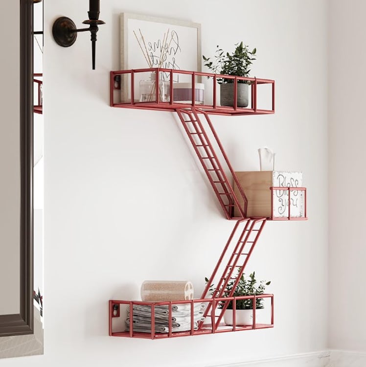 Ludoru Fire Escape Wall Shelf