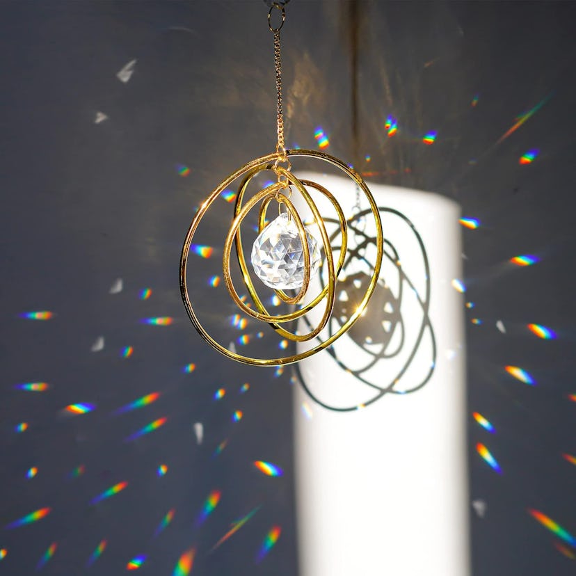 H&D HYALINE & DORA Crystal Galaxy Suncatcher