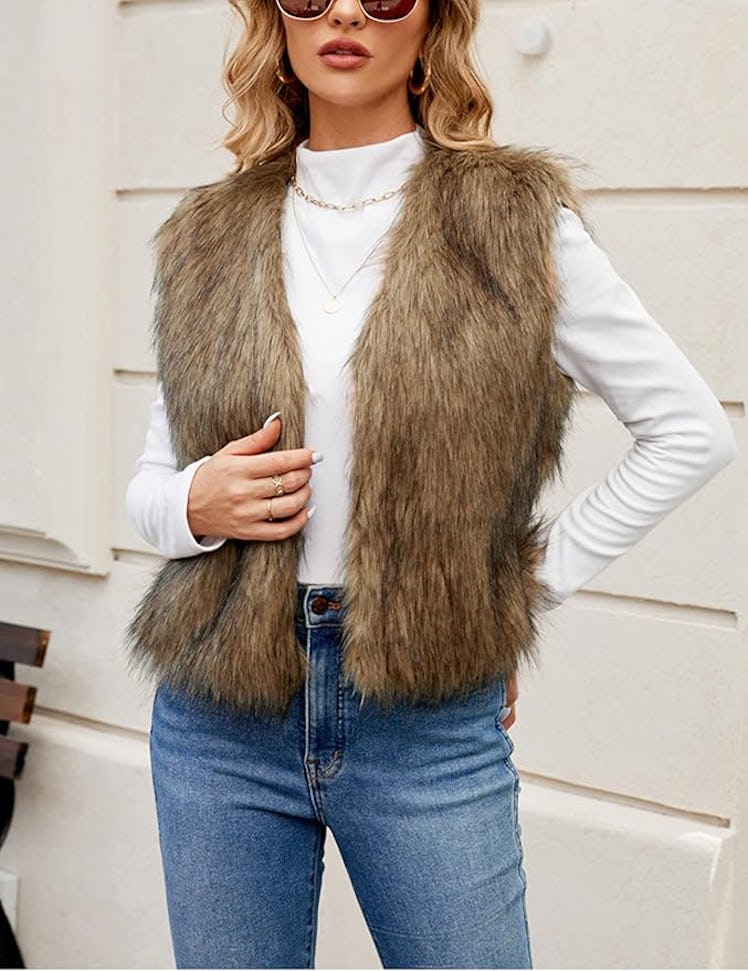 Tanming Faux Fur Vest