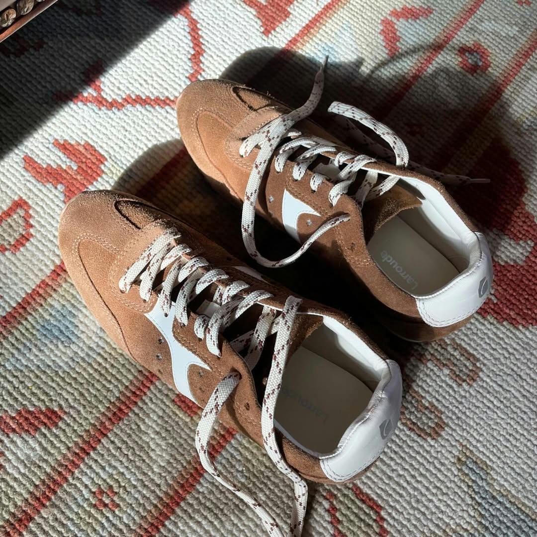 Suede sneaker trend for fall