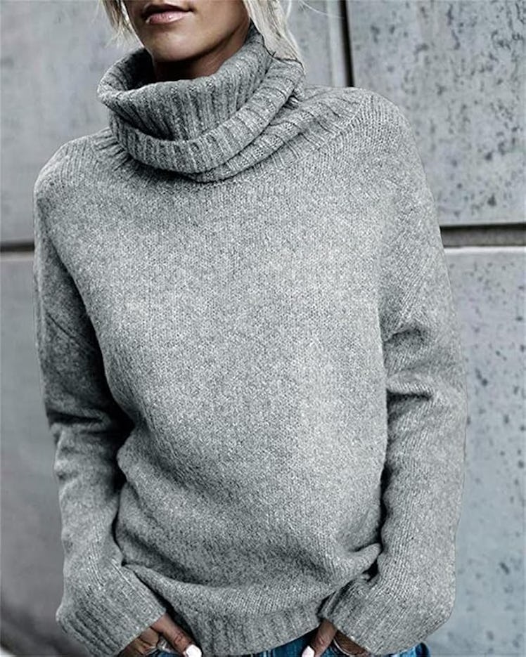FISACE Oversize Turtleneck Sweater