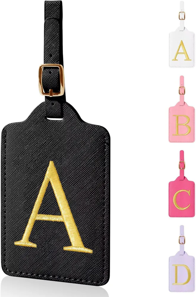 XSUIOY Initial Luggage Tag