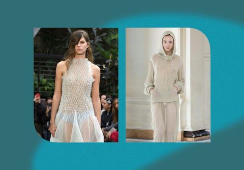 London Fashion Week showed several free the nipple looks on the runway.