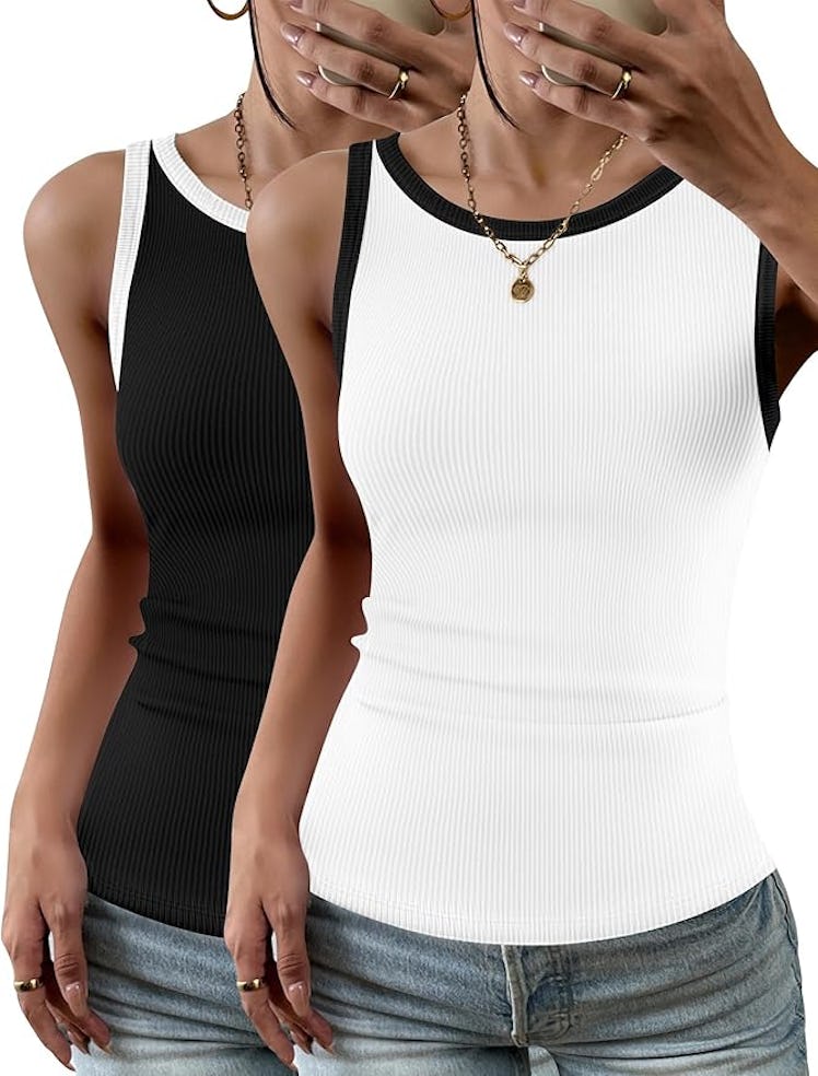 Zeagoo Racerback Tank Tops (2-Pack)