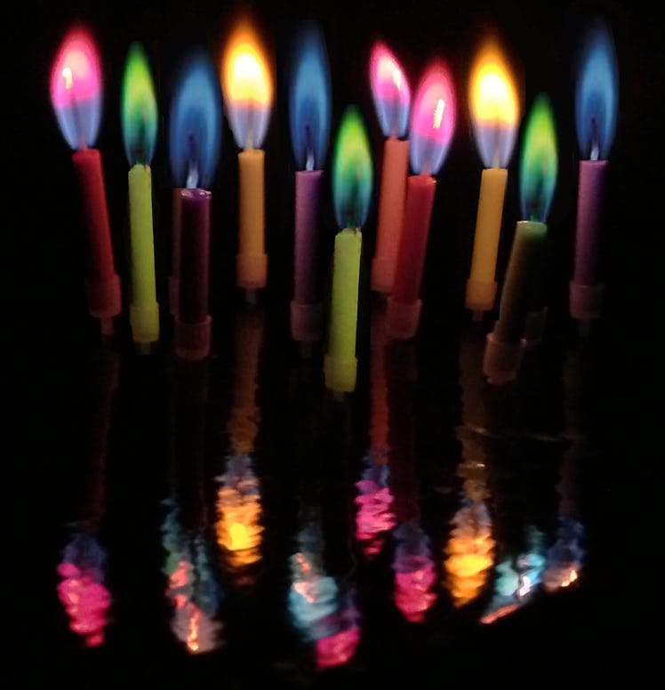 Colorflame Multicolor Candles (12-Pack)