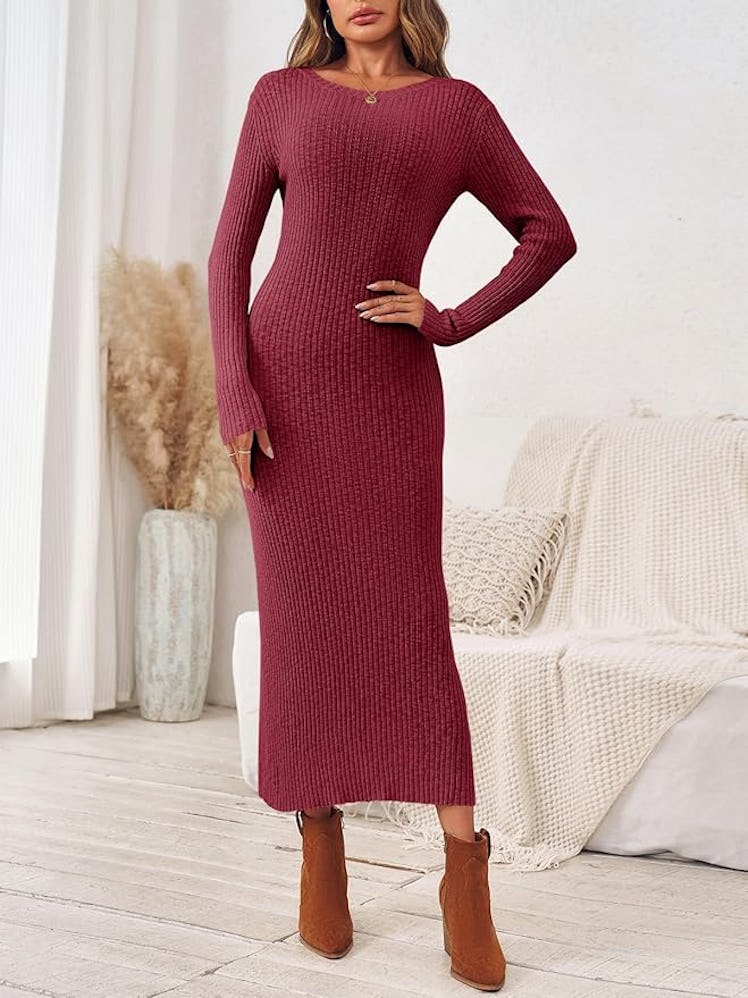 Wenrine Sweater Maxi Dress