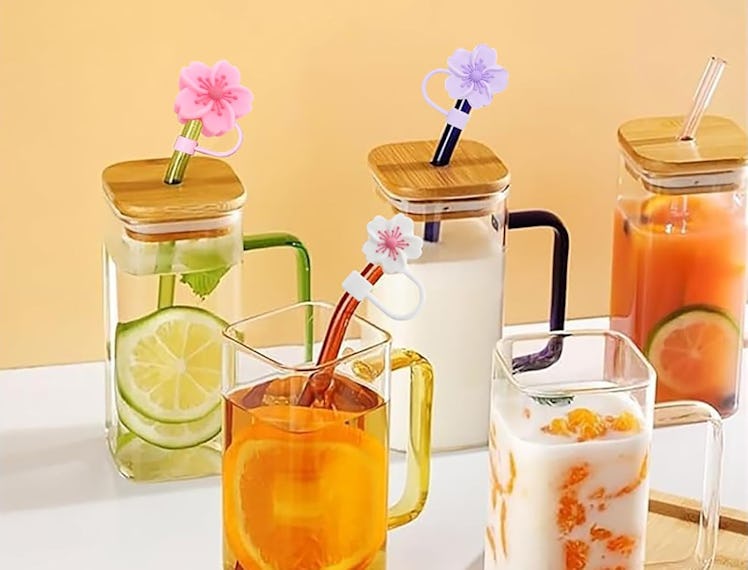 BTYHAOS Flower Straw Caps (3 Pieces)