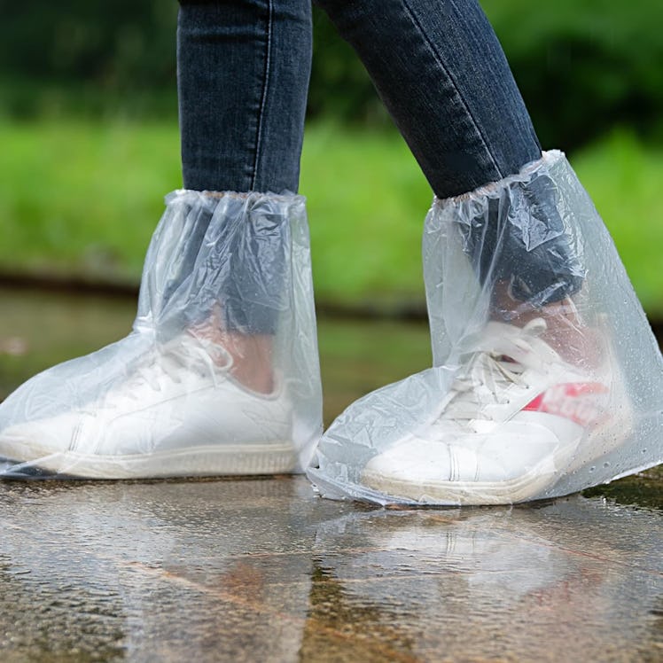 THLVOEK Waterproof Shoe Covers (10 Pairs)