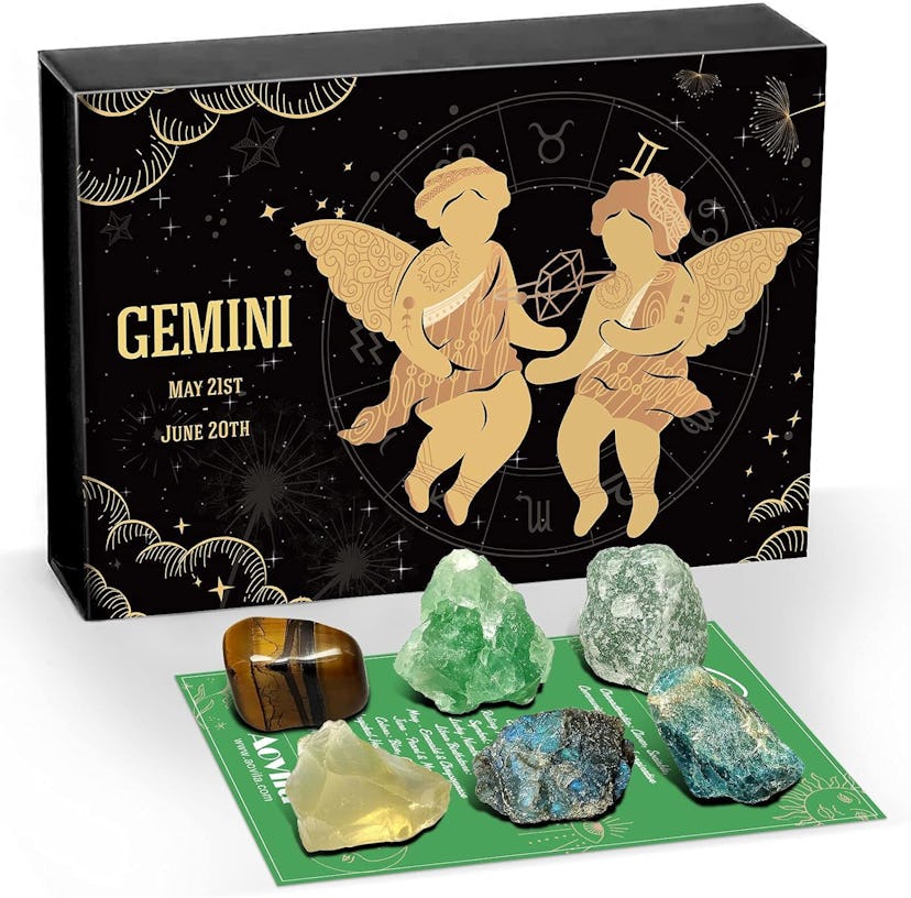 Aovila Zodiac Sign Healing Crystals Box Set