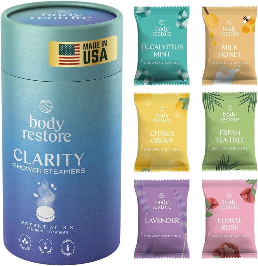 Body Restore Aromatherapy Shower Steamers (6-Pack)