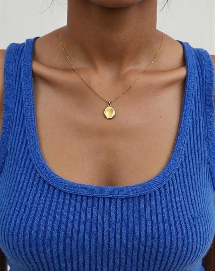 B BBPM Worry Stone Necklace