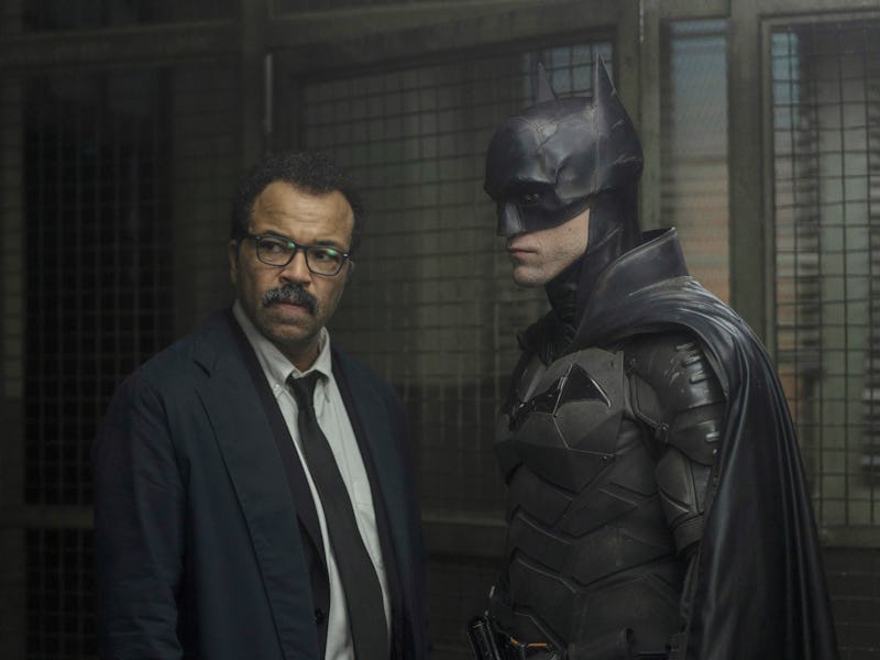 Jeffrey Wright and Robert Pattinson in The Batman