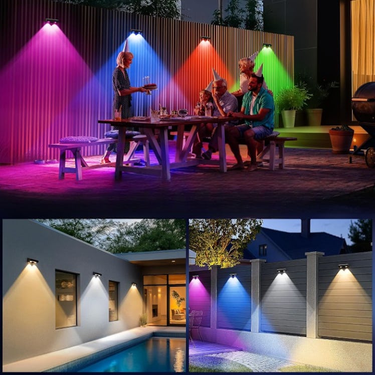 AUDERWIN Color-Changing Solar Lights (6-Pack)