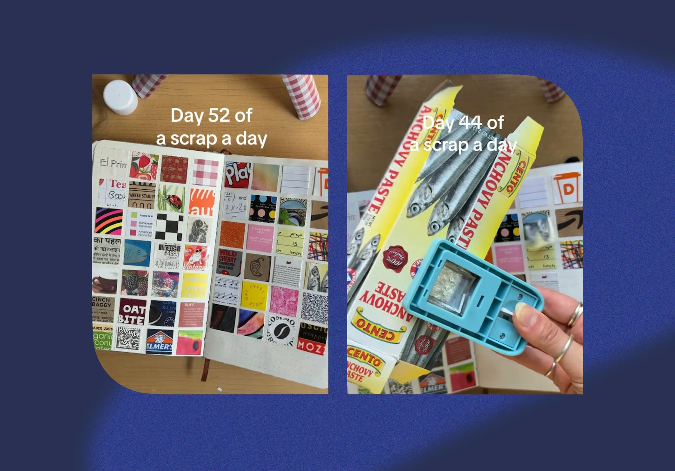 The "scrap a day" trend from TikTok makes journaling fun again.