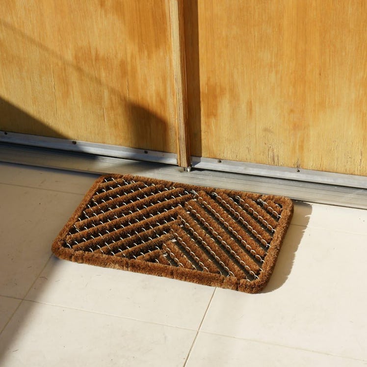 Rubber-Cal Herringbone Outdoor Door Mat