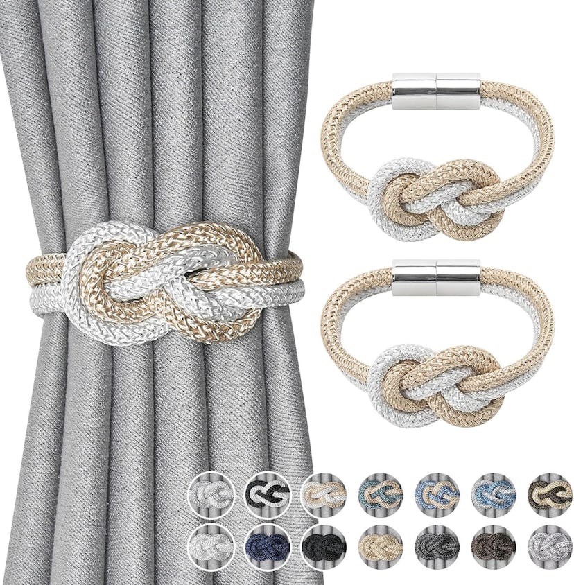 NICEEC Magnetic Curtain Tiebacks (2 Pack)