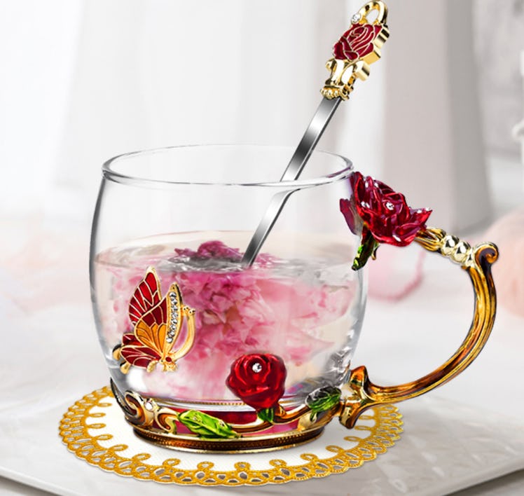 OEAGO Enamel Glass Mug
