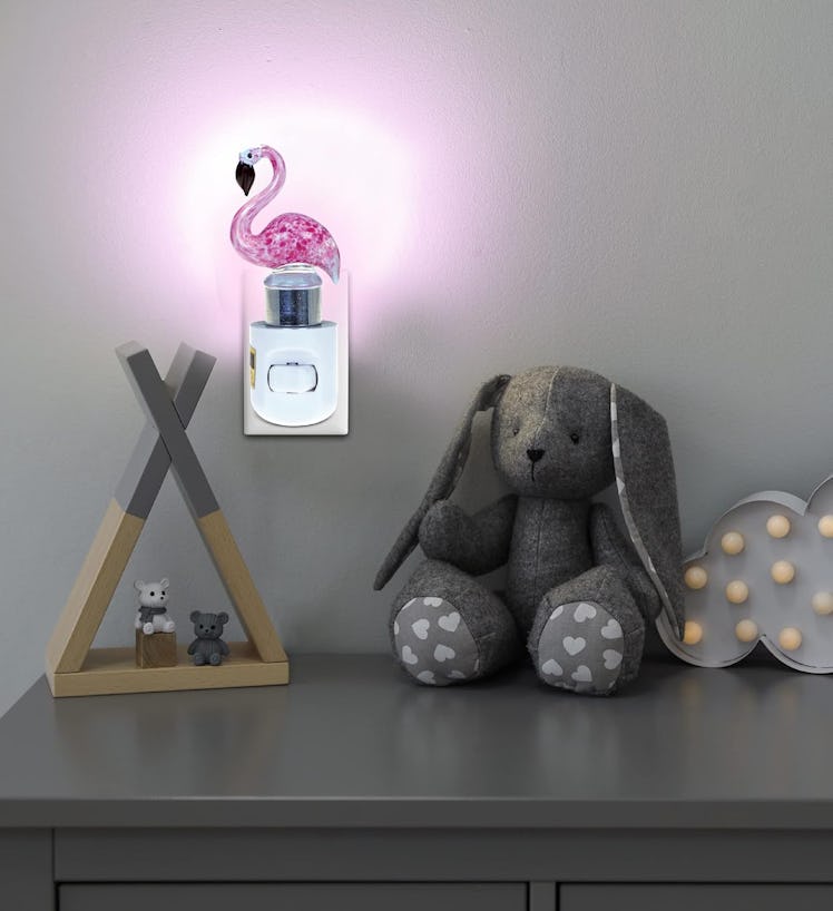 Puzzled Flamingo Night Light