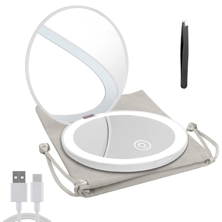 Milishow LED Compact Mirror 