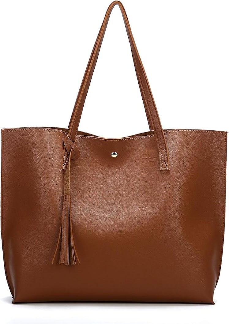 Nodykka Faux Leather Tote Bag