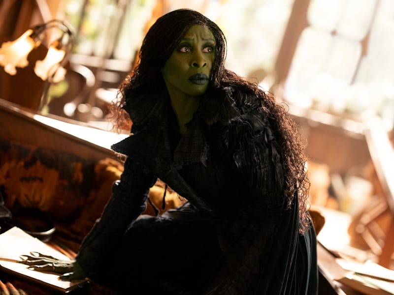 Cynthia Erivo as Elphaba Thropp in Wicked: For Good