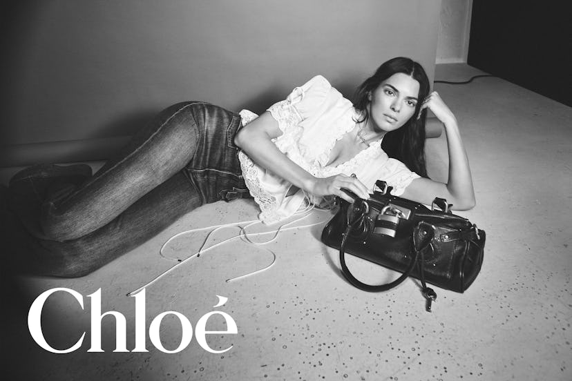 kendall jenner chloe paddington bag