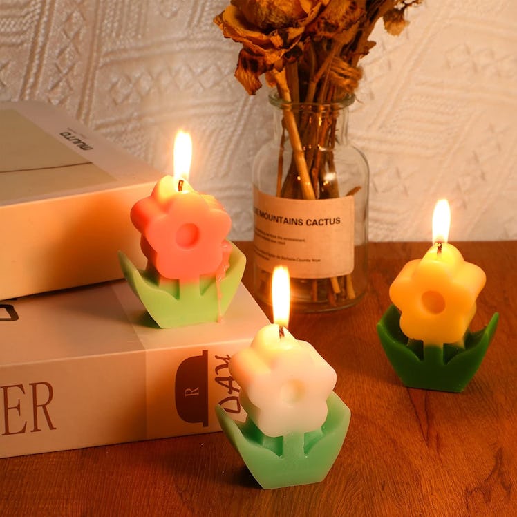 Tondiamo Flower Candle Set (3-Pack)