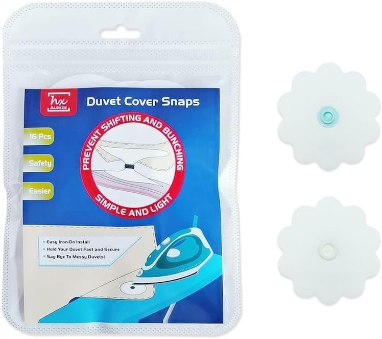 HX AURIZE Duvet Snaps (16-Pack)