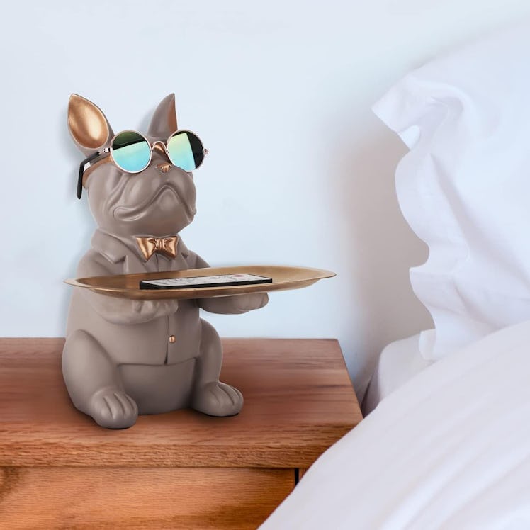 suruim French Bulldog Key Bowl