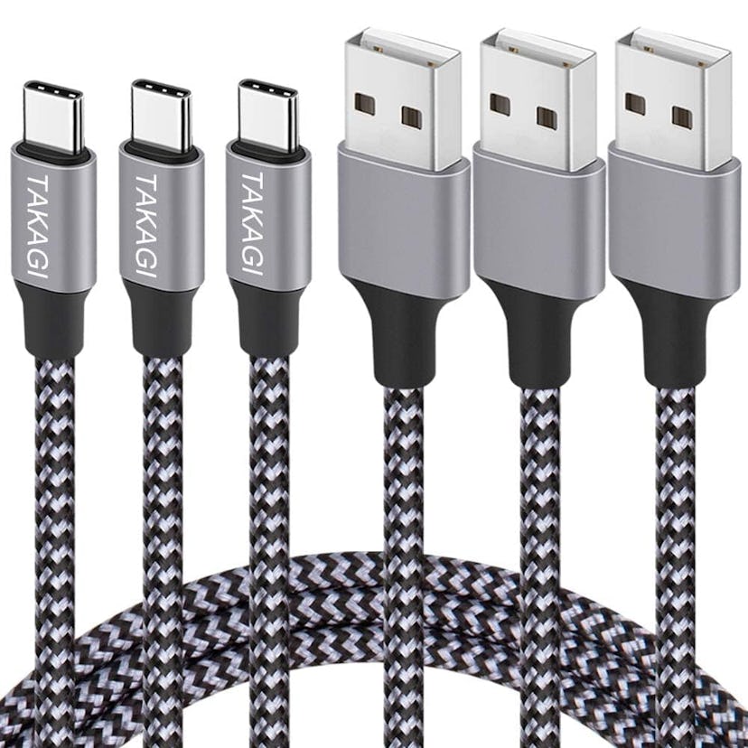 TAKAGI USB to USB C Cable 6 ft (3-Pack)
