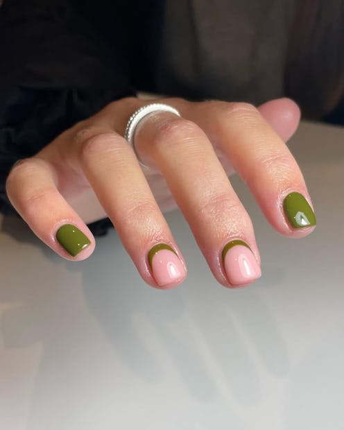 35 fun green nail art ideas for fall that prove it's the new neutral.