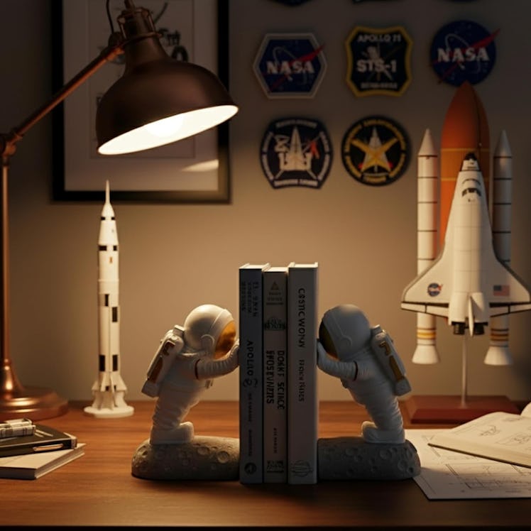 Joyvano Astronaut Bookends