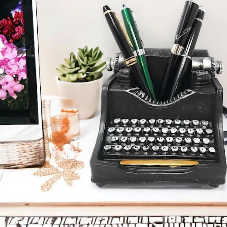 Choices & Change Typewriter Pencil Holder