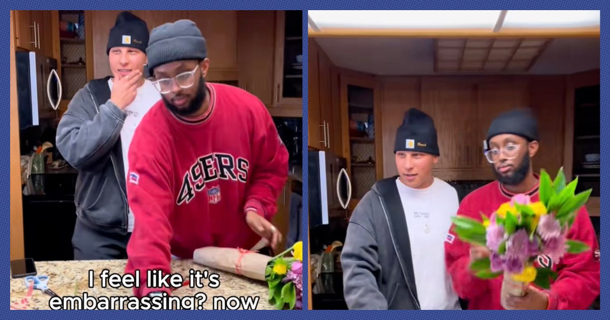 This Group Of Dudes Unpacks Why They Feel "Embarrassed" To Give Flowers