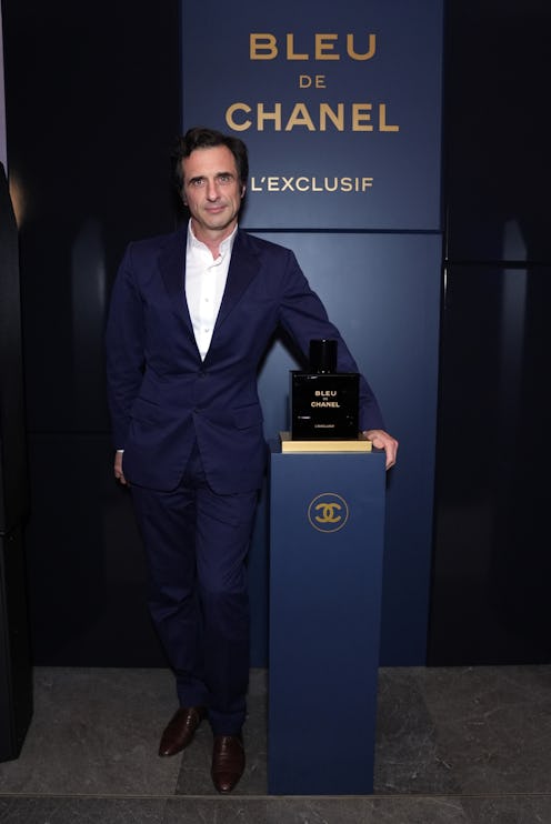 Olivier Polge at the Bleu de Chanel Le'Exclusif fragrance launch party.